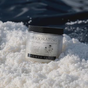 Salt Body Scrub Made with Hand Harvested Appalachian Salt with Bergamot & Citrus