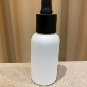 5pcs Matt White 30ml Bottle With Dropper/Pipette cap