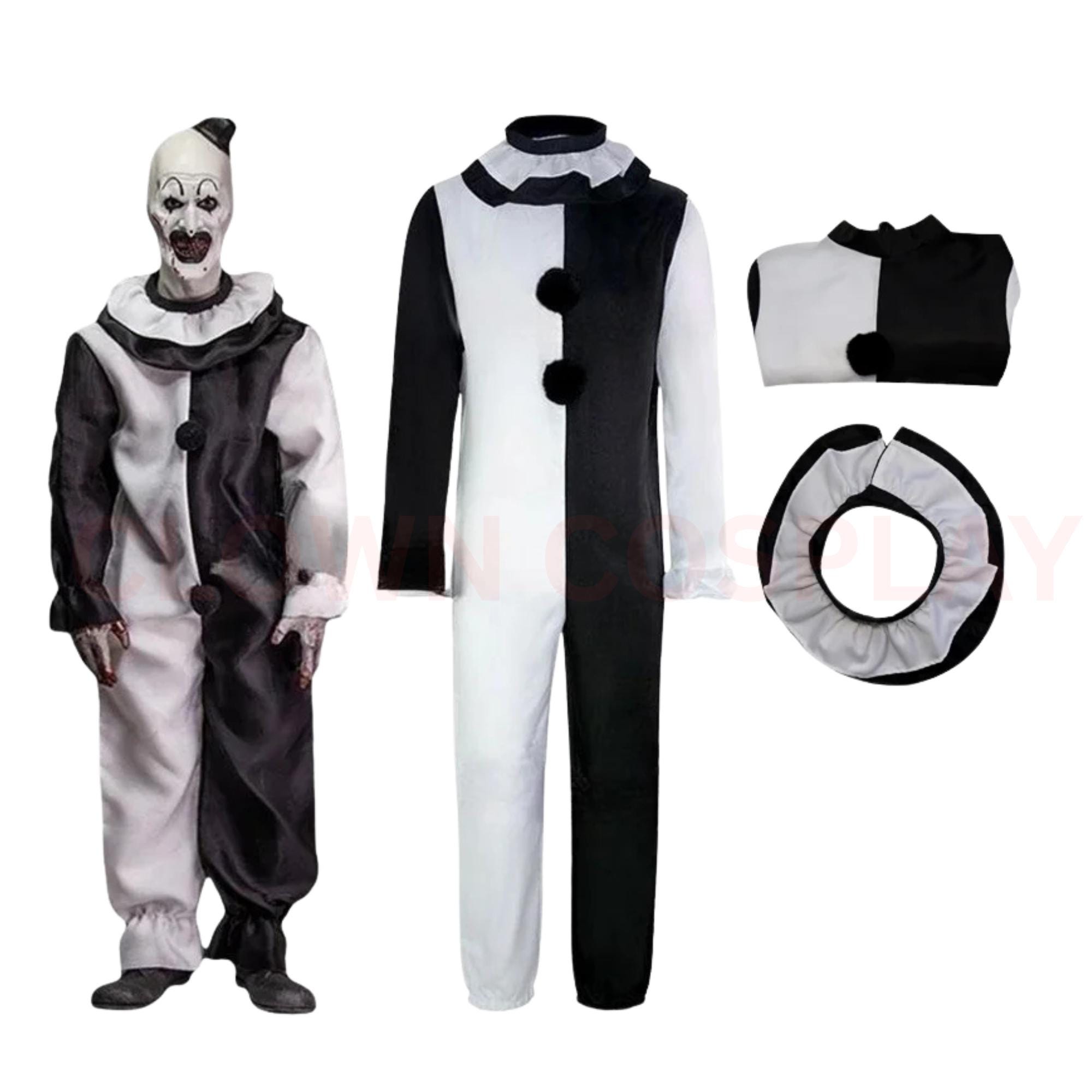 Adults Spirit Adulte Art Le Clown Costume Masque Maroc Terrifier Costume - 10