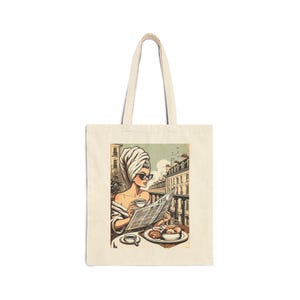 Schicke Einkaufstasche für Kaffeeliebhaber - Stilvolle Baumwolltasche für den täglichen Gebrauch, ideal für Einkäufe, minimalistische Geschenke, Reisen und vieles mehr!