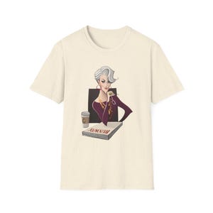 Chic Graphic Tee: Women&#39;s Fashion Statement Shirt - Ring-Spun Cotton