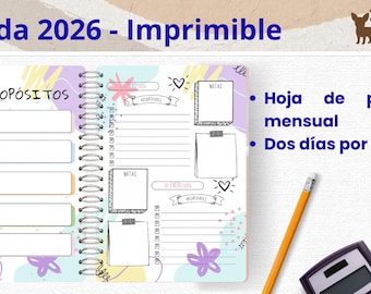 Agenda 2026 para imprimir