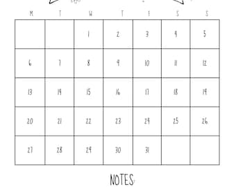 Agenda imprimible 2026, ingles, PDF, archivo digital listo para imprimir