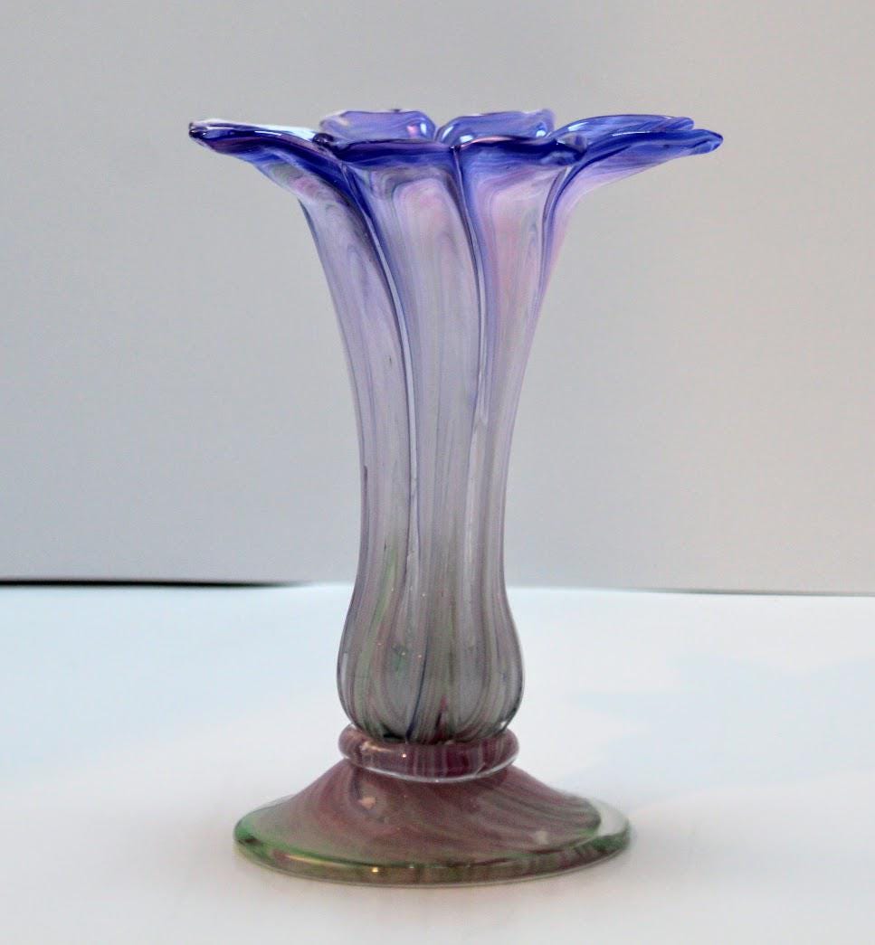 Pink Murano Vase - Etsy