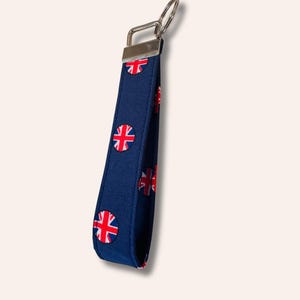 Navy Blue Wristlet Key Fob Collection