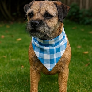 Handmade Scrunchie Dog Bandana: Soft Tie-On Scarf, UK Gift