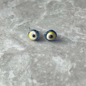 Murano Glass Evil Eye Earrings: Handmade Nazar Bead Jewelry
