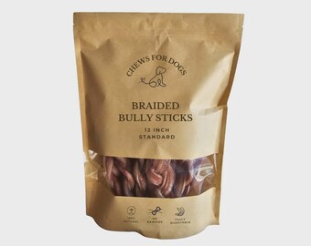 12 Inch Standard Braided Bully Sticks