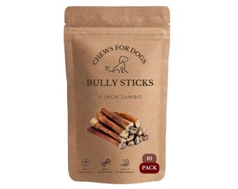 6 Inch Jumbo Bully Sticks