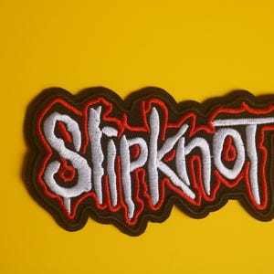 Slipknot patch, band patch, music patch, iron on patch, embroidered patch, patch for jacket