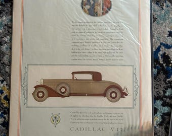 1931 Cadillac V-12 Ad. AS IS