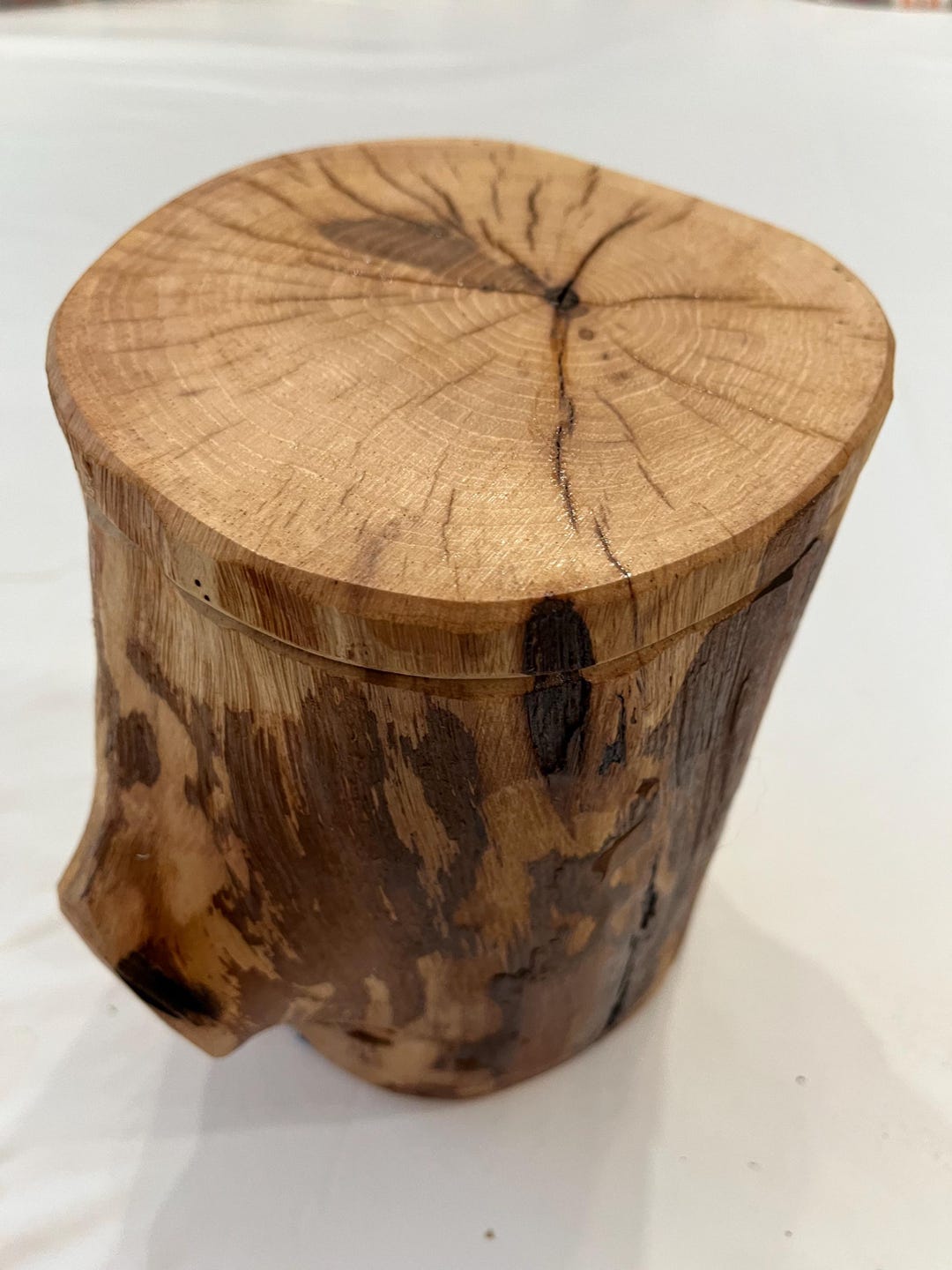 Handcrafted 6 Piece Birch Bark Log Puzzle Box With Secret Inner ...