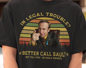 Better Call Saul Shirt, Los Pollos Hermanos, Vintage Movie Tshirt, Bob Odenkirk, Jesse Pinkman