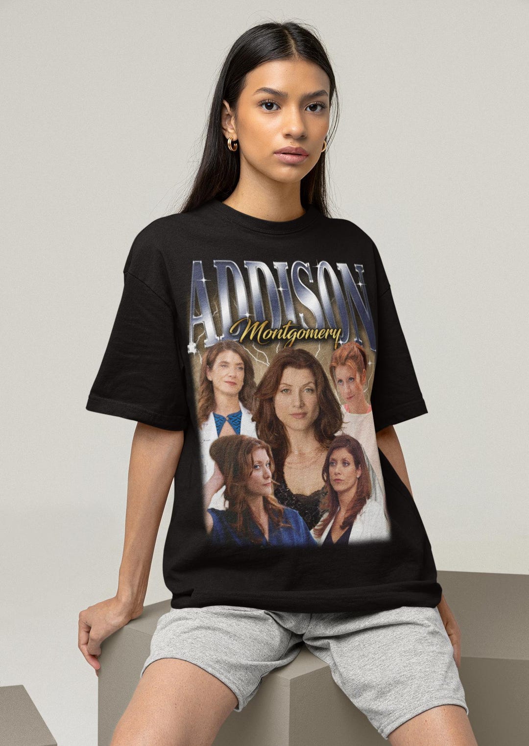 Addison Montgomery Shirt -grey's Anatomy Tshirt,greys Merch,kate Walsh ...