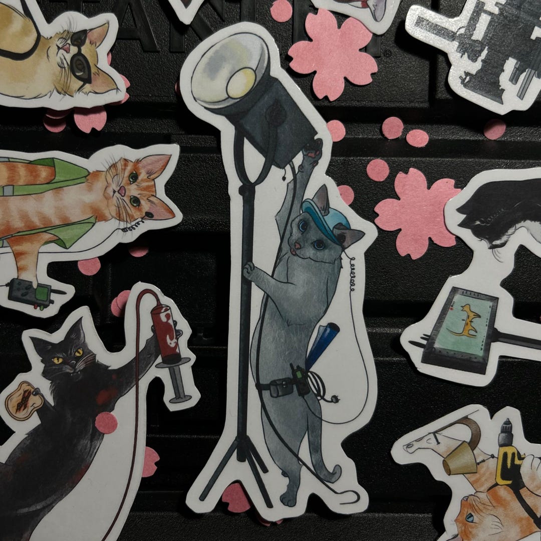 Sticker Filming Inspired STICKER Kitten Filming Department Lights - Etsy
