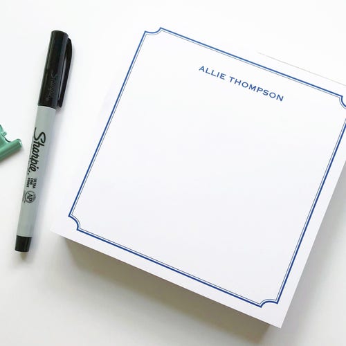 Custom Notepad With Name / Professional Small Notepad With Etsy