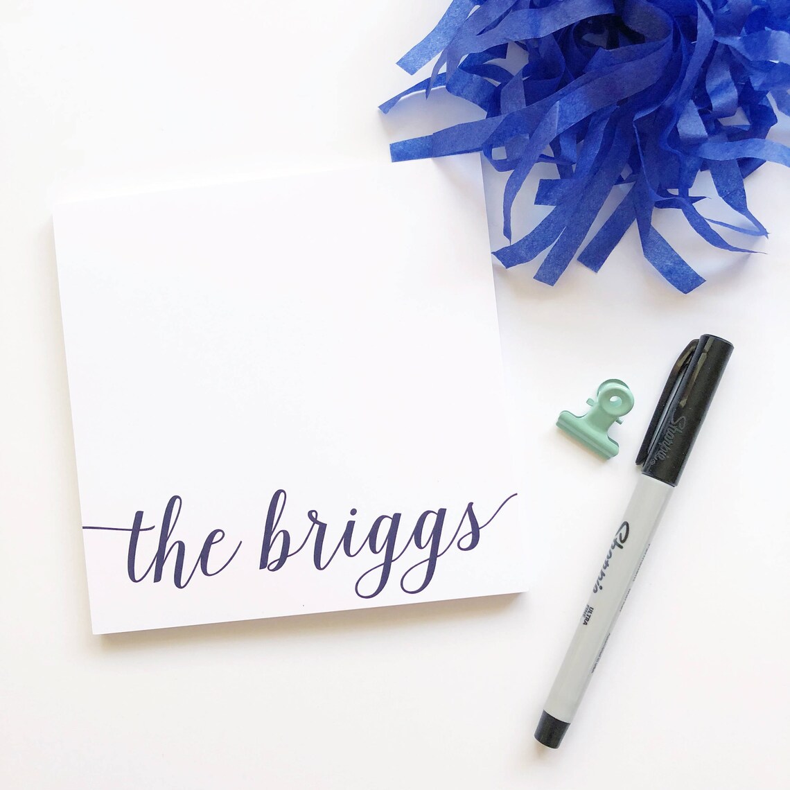 Personalized Notepad / Square Notepad / Customized Note Pad Etsy