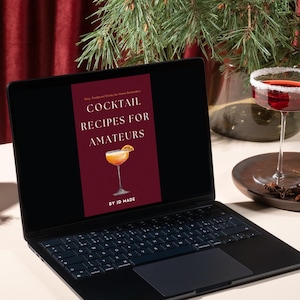Cocktail Recipe Book, Easy drink recipes, Simple Drink Recipes, Bartender Recipe eBook, Easy cocktails, Home Bartender, Digital Download PDF