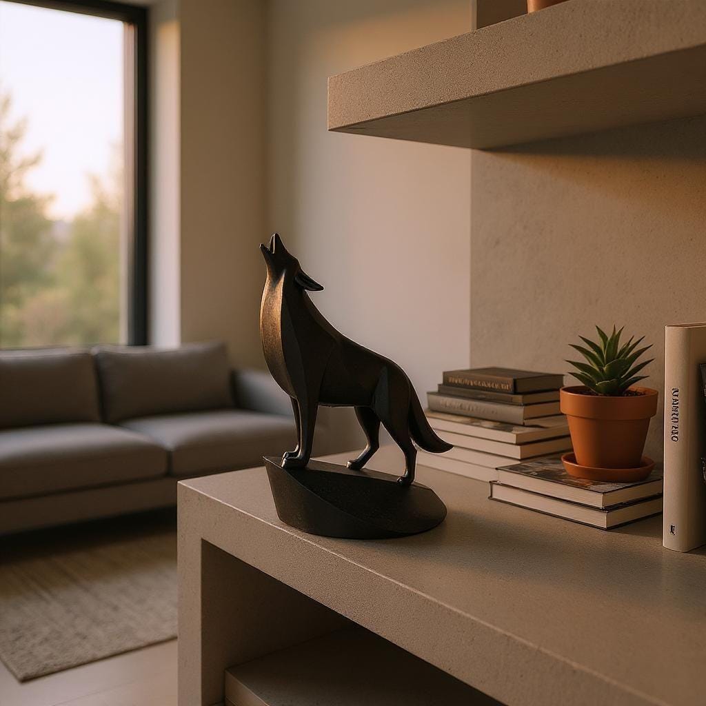 Wile coyote figurine - Etsy 日本