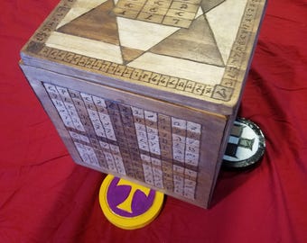Hand Engraved Holy Table Enochian Ark (Wood)