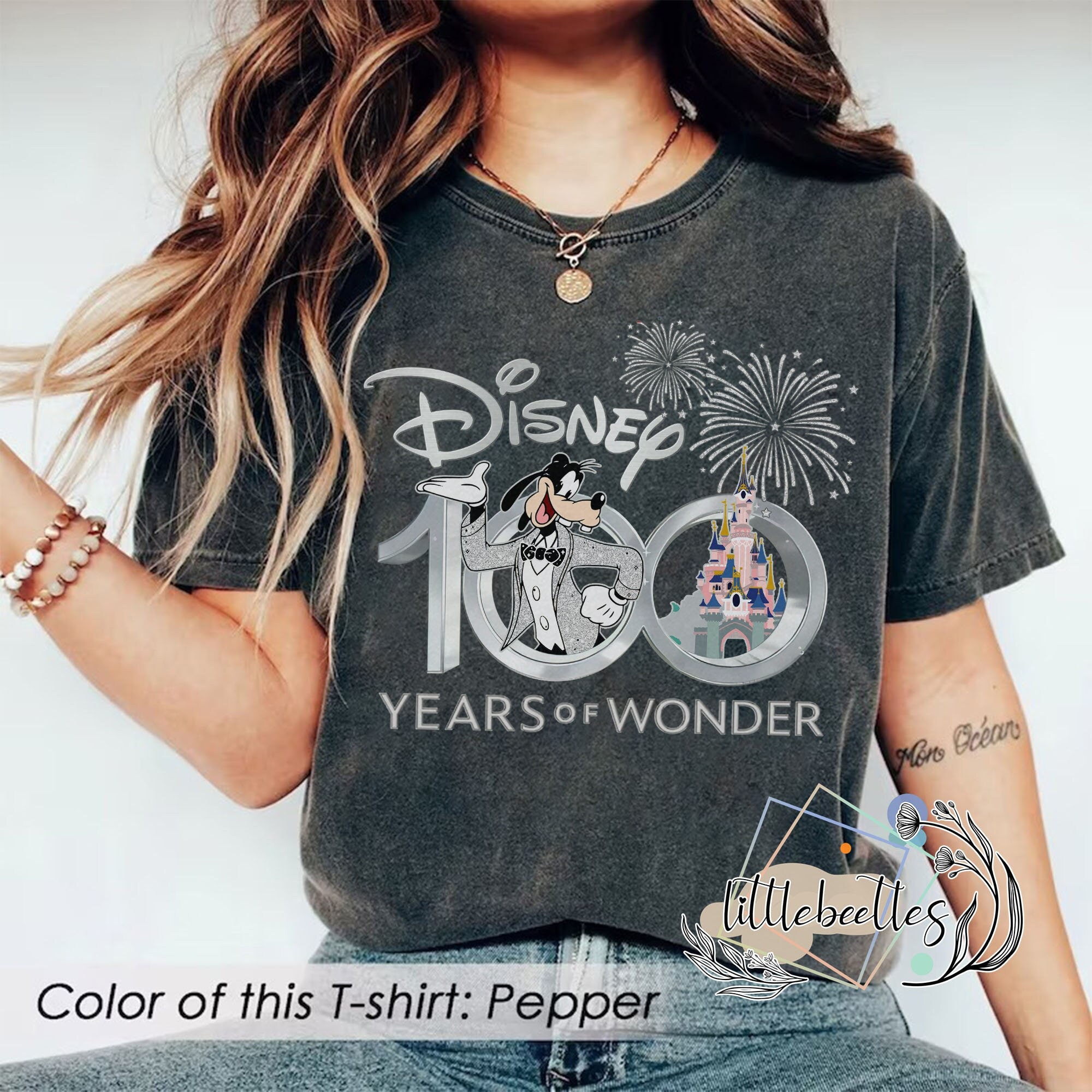 Discover Goofy Shirt, Disney 100 Years of Wonder T-Shirt Shirt, Disneyland 2023 Shirt