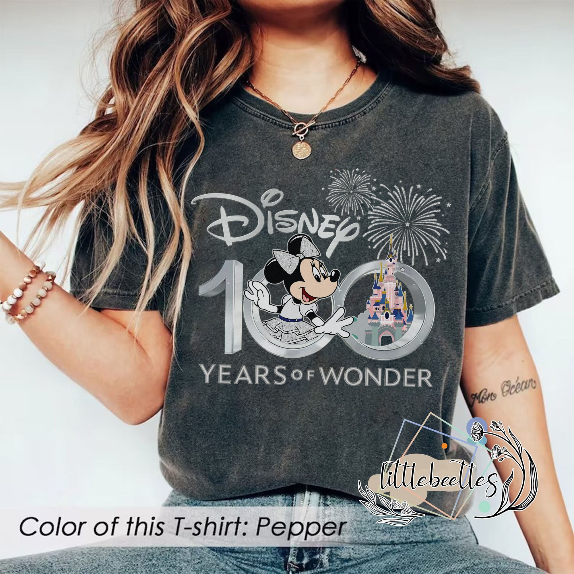 Discover Minnie Mouse Shirt, Disney 100 Years of Wonder T-Shirt Shirt, Disneyland 2023 Shirt