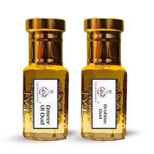 Combo Of Arabian Oud and Ameer Ul Oud By Taj Fragrances Premium Perfume Oil For men and women Long Lasting Attar