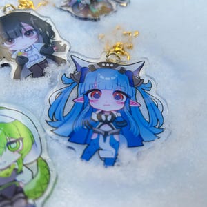 Arknights ENDFIELD chibi keychains 6cm image 6