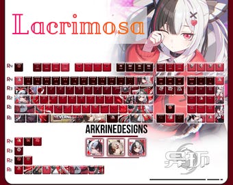 NTE keycaps set — Neverness to everness keycaps | NTE keycap - Customized PBT keycaps [Backlit & Opaque]