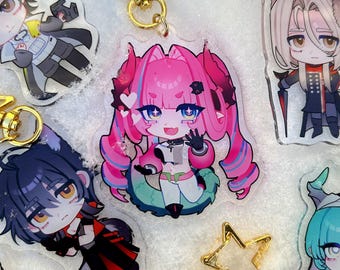 Arknights ENDFIELD chibi keychains 6cm