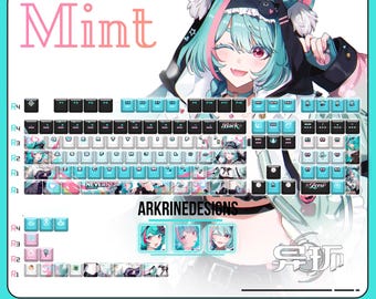 NTE keycaps set — Neverness to everness keycaps | NTE keycap - Customized PBT keycaps [Backlit & Opaque]