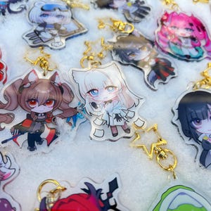 Arknights ENDFIELD chibi keychains 6cm image 8