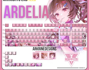 Ardelia keycaps — Arknights ENDFIELD Keycaps | Arknights Endfield keycap - Customized PBT keycaps [Backlit & Opaque]