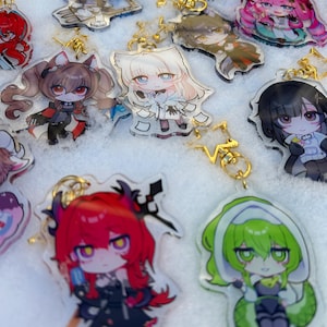 Arknights ENDFIELD chibi keychains 6cm image 4