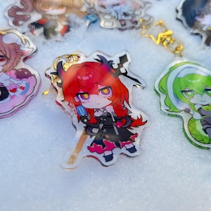 Arknights ENDFIELD chibi keychains 6cm image 3