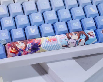 Umamusume Keycap set | Uma musume keycaps set - Customized PBT keycaps [Backlit keycaps & Opaque keycaps].