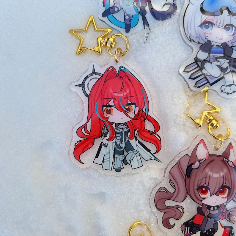 Arknights ENDFIELD chibi keychains 6cm image 10
