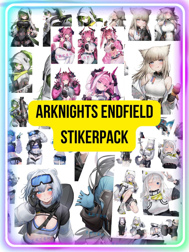Arknights Endfield Stickerpack A4 [waterproof] - Etsy