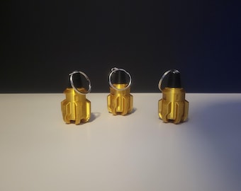 PDC Drill Bit Keychain – Oilfield Gift, Roughneck Keychain, Drilling Rig Keepsake