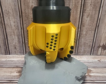 Customizable 3D Printed PDC Drill Bit Desk Ornament: Oilfield Gift