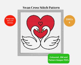 Swan Cross Stitch Pattern