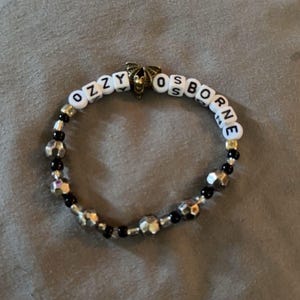 Ozzy Osborne Beaded Bracelet