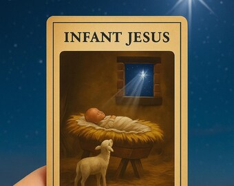 Infant Jesus Prayer Card | Nativity | Catholic Christmas Printable