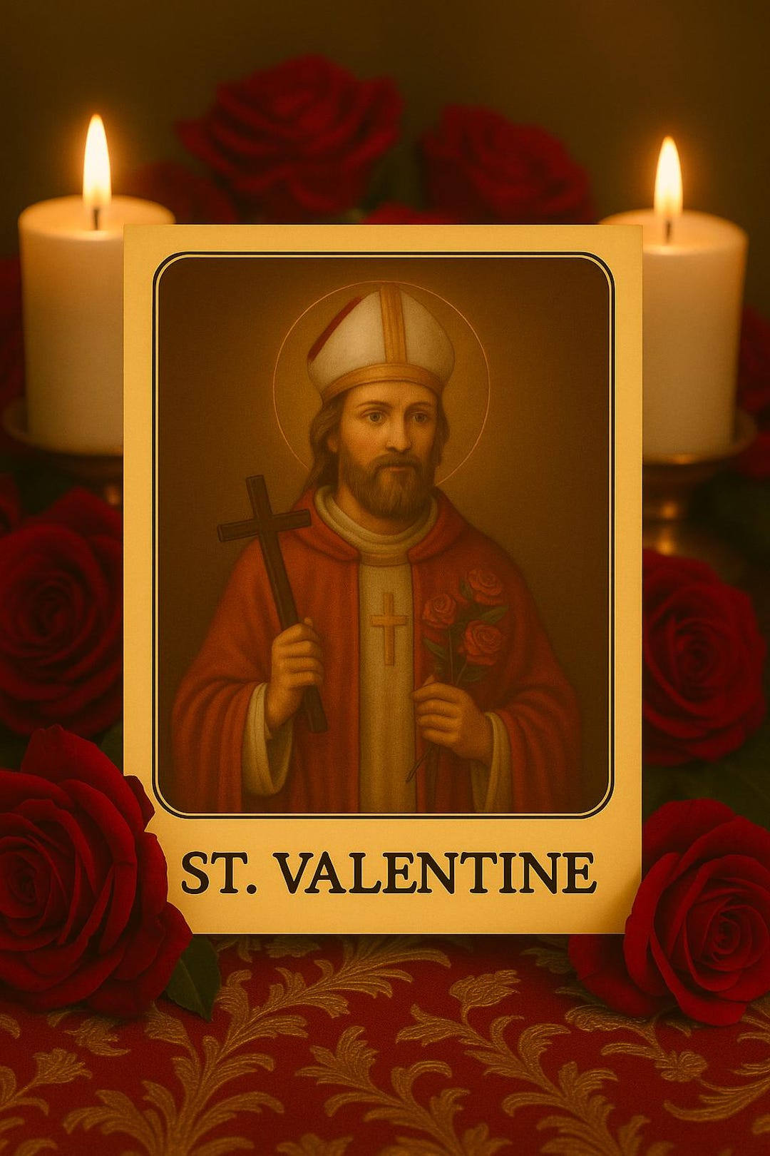St. Valentine Prayer Card: Catholic Patron Saint of Love (digital ...