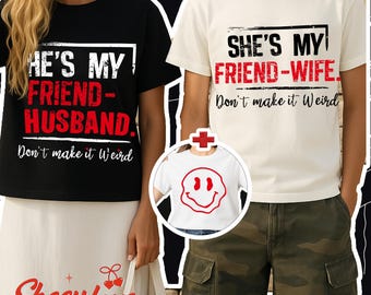Sarcastic Friend Wife PNG: Funny Marriage Quote (Digital Download)