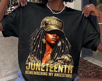 Juneteenth remembering my ancestors Png, Juneteenth Png, Afro African Png, Celebrating Black Freedom Png, Military Mom PNG