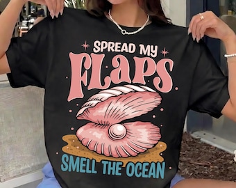 Funny Clam Shell PNG SVG: Unhinged Girls Trip Beach Design