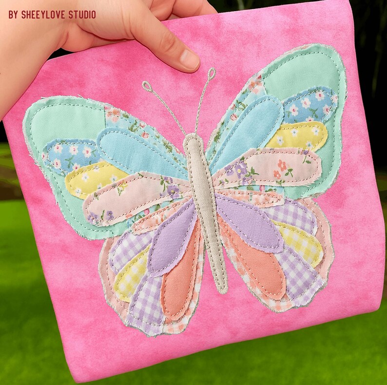Easter Patchwork PNG, Spring Patchwork PNG, Girl Spring PNG
