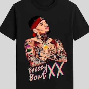 Chris Brown Vintage Png, Chris Brown Breezy Bowl XX Tour 2025 TShirt PNG Design, Breezy Bowl XX Tour Png 4500x5100 Ready To Print