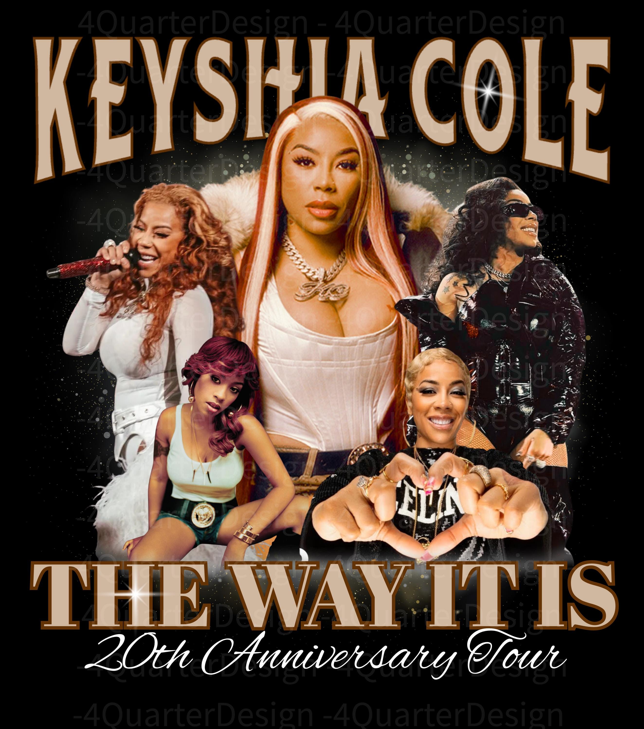 Keyshia Cole the Way It is 20th Anniversary Tour Tshirt PNG Design
